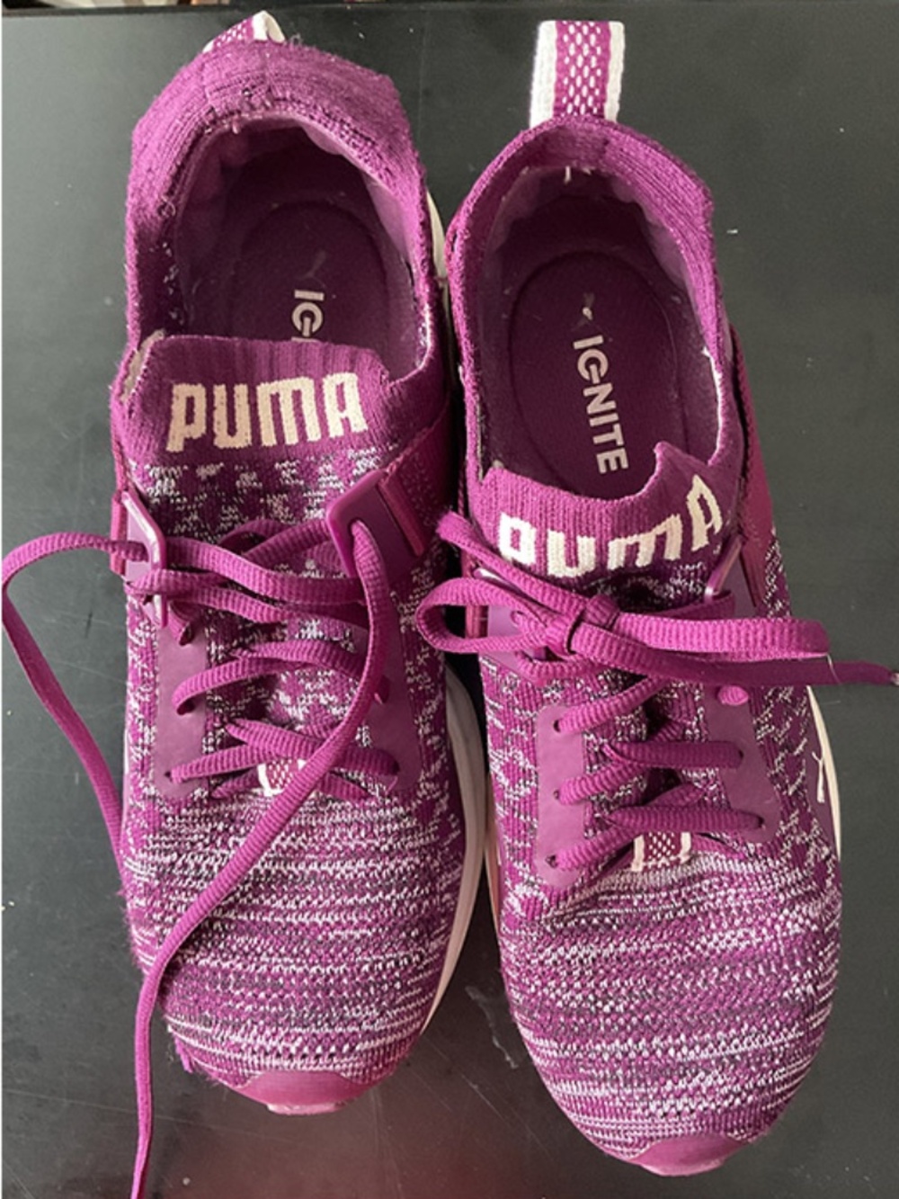 Puma Stretch Lace Up Purple Size 8